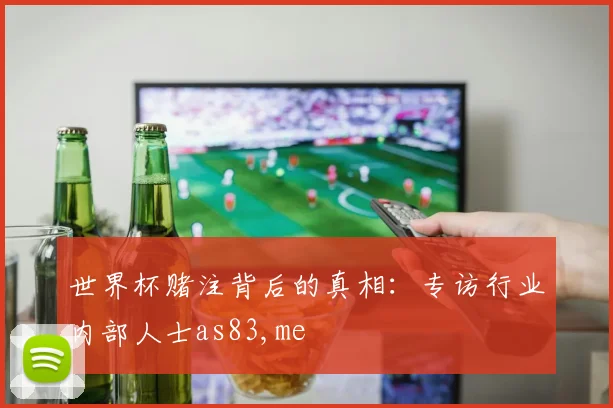 世界杯赌注背后的真相：专访行业内部人士as83,me